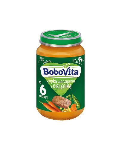 BOBOVITA Zupka warzywna z cielęciną po 6 miesiącu, 190 g